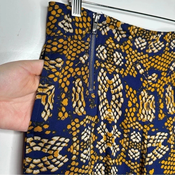 Cartonnier Anthropologie Printed Wide Leg Cropped Pants Size 4 - Picture 5 of 9